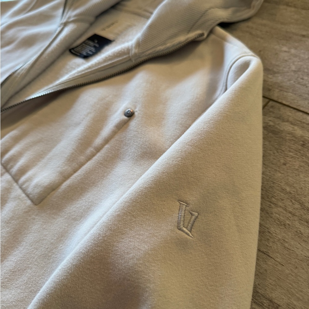 Vuori Men's Seaside Full Zip Salt Hoodie Size Medium - Picture 5 of 6